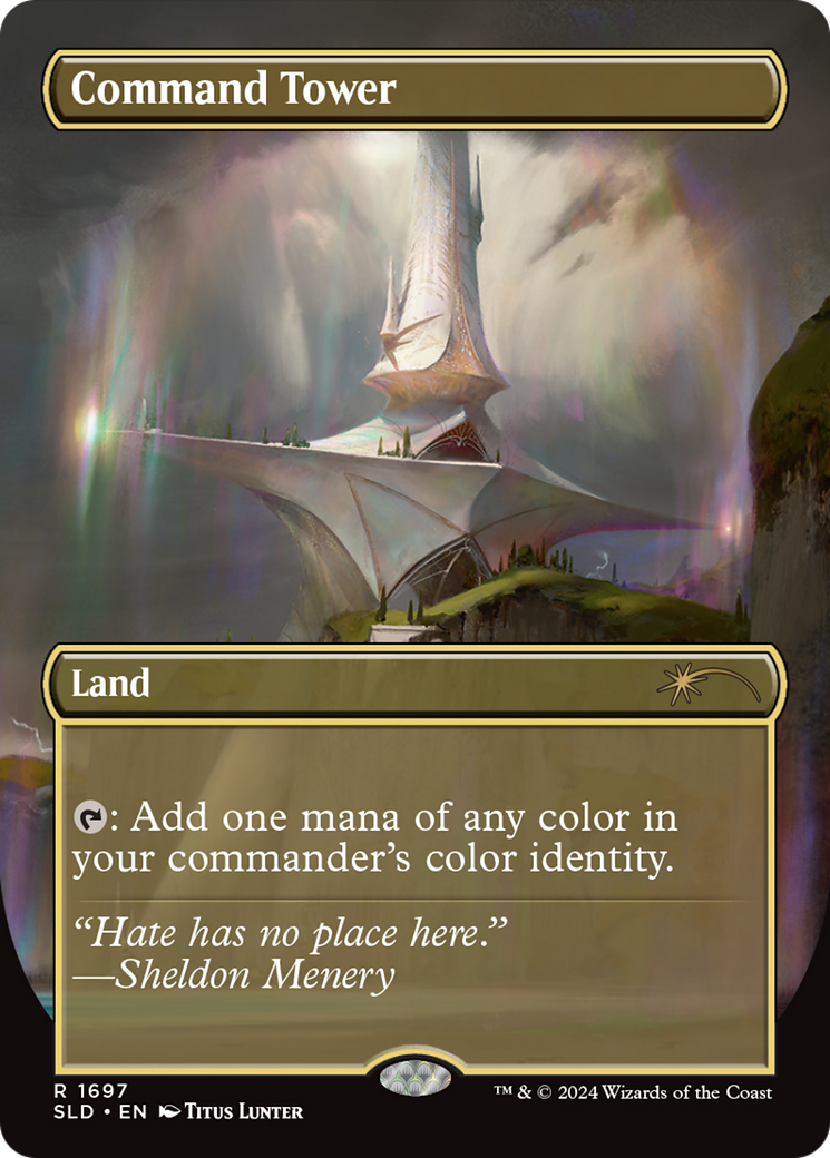 Command Tower (1697) [Secret Lair: Sheldon's Spellbook] Foil