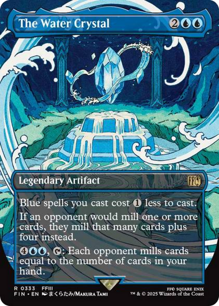 The Water Crystal (Borderless) [FINAL FANTASY] Foil