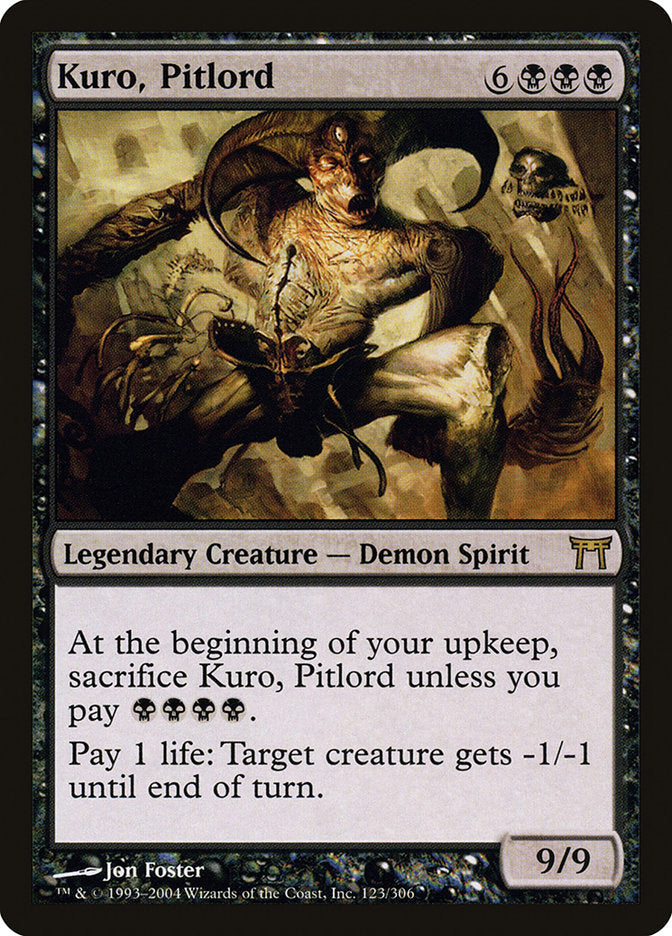 Kuro, Pitlord [Champions of Kamigawa] Foil