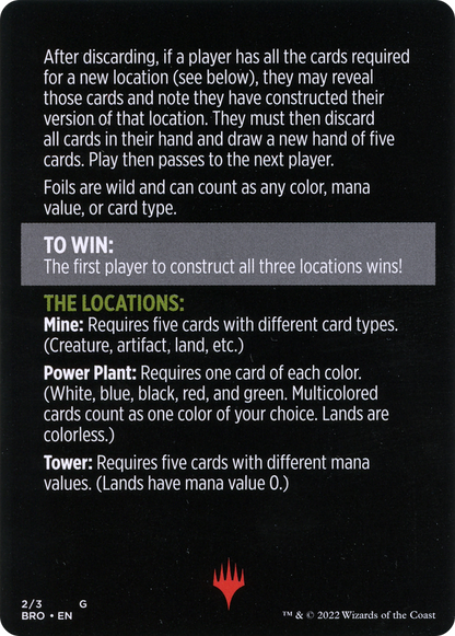 Urza's Blueprints (minigame) // Urza's Blueprints (cont'd)  [The Brothers' War Minigames] Foil