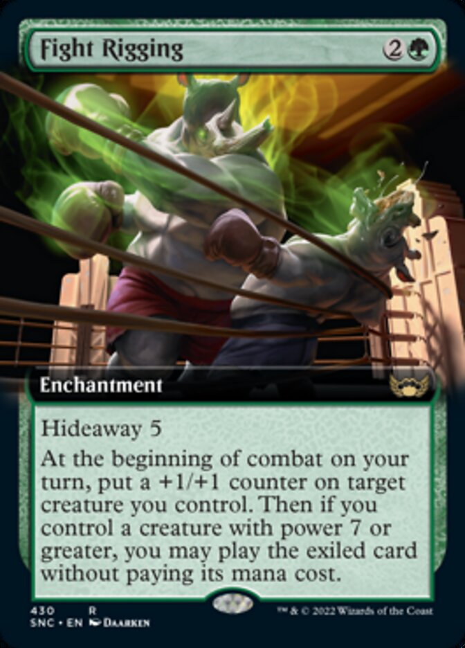 Fight Rigging (Extended Art) [Streets of New Capenna] Foil