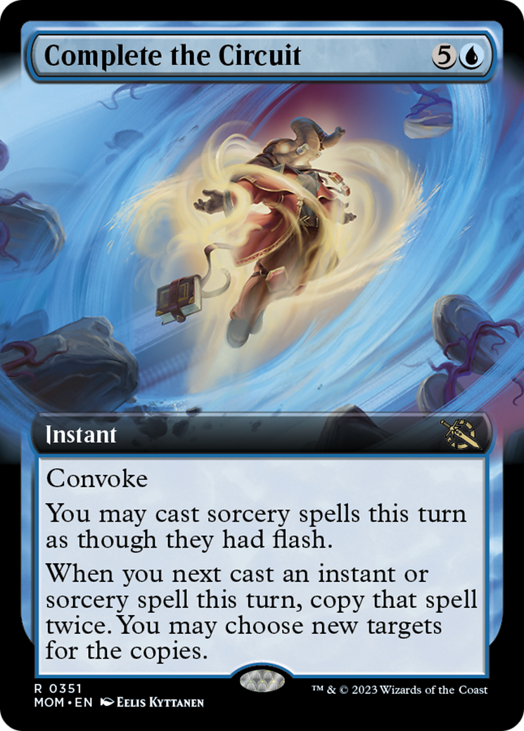 Complete the Circuit (Extended Art) [March of the Machine] Foil