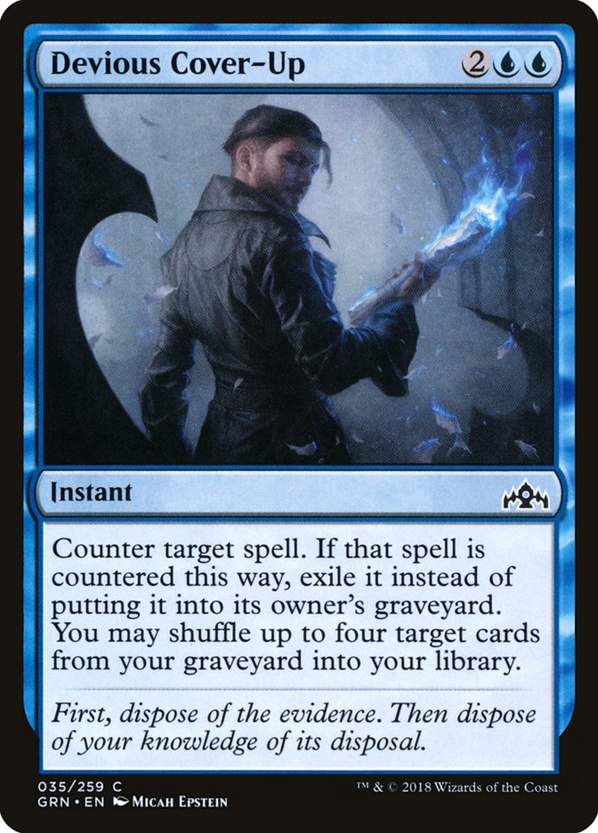 Devious Cover-Up [Guilds of Ravnica] Foil