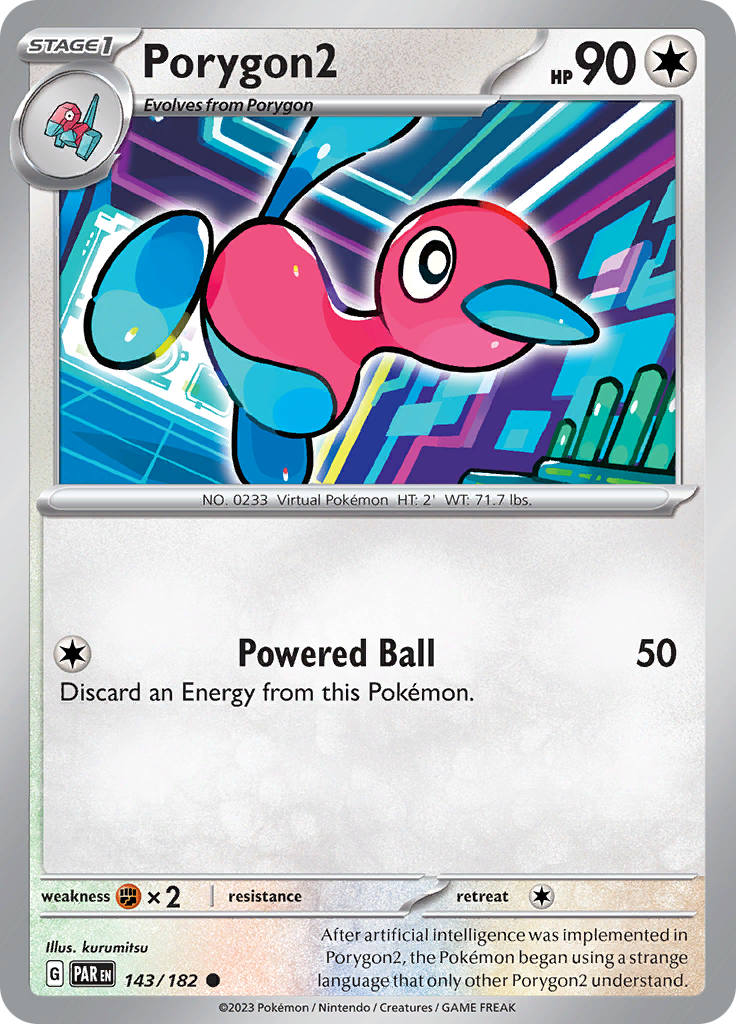 Porygon2 (143/182) [Scarlet & Violet: Paradox Rift] Reverse Holofoil