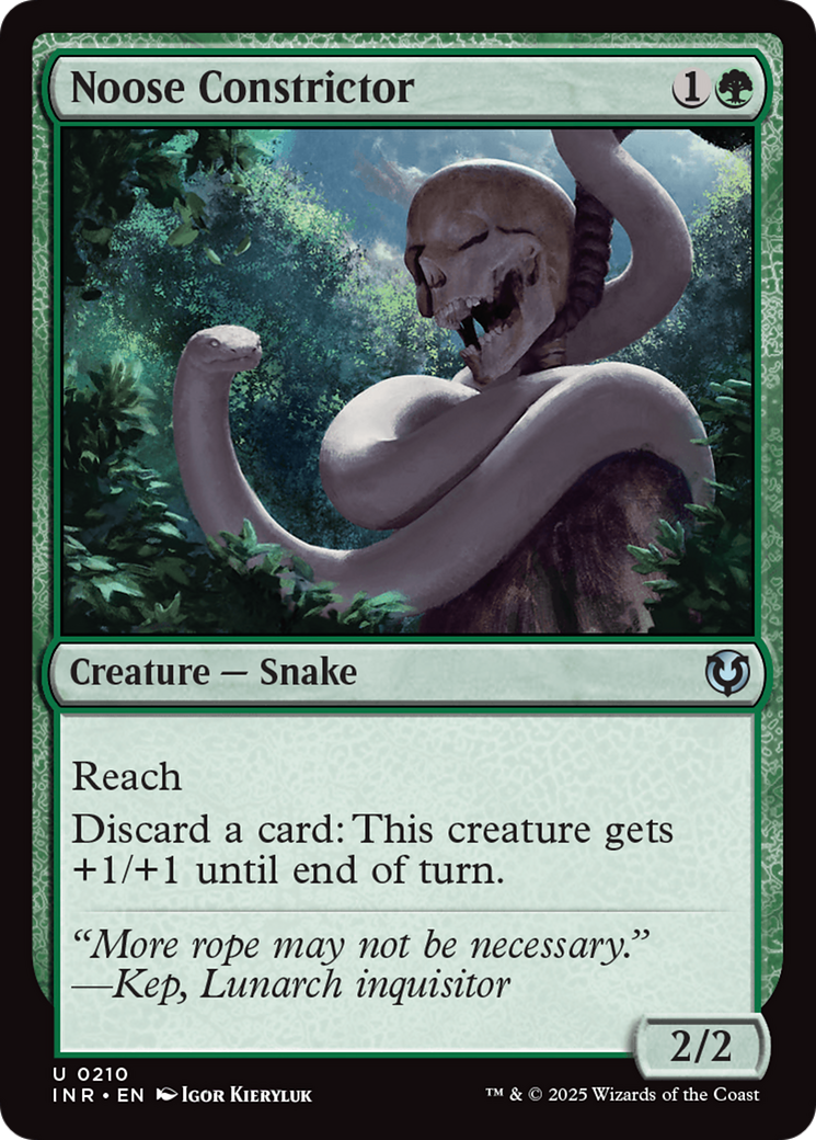 Noose Constrictor [Innistrad Remastered] Foil