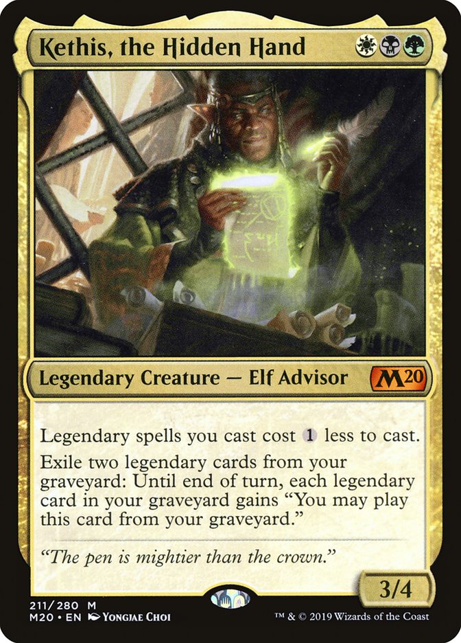 Kethis, the Hidden Hand [Core Set 2020] Foil