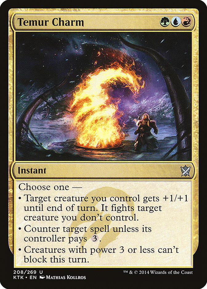 Temur Charm [Khans of Tarkir] Foil