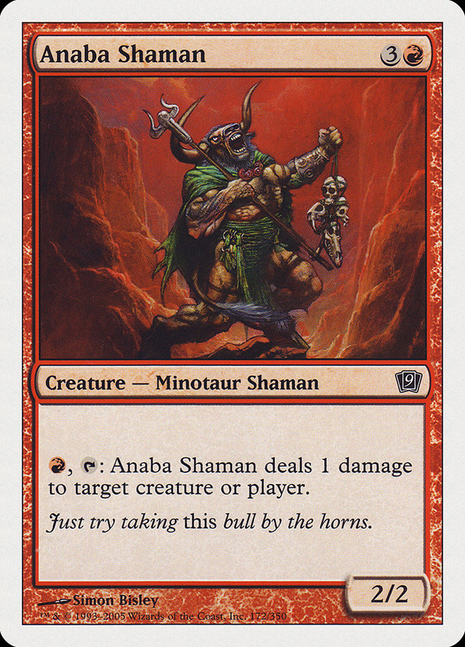 Anaba Shaman [Ninth Edition] Foil