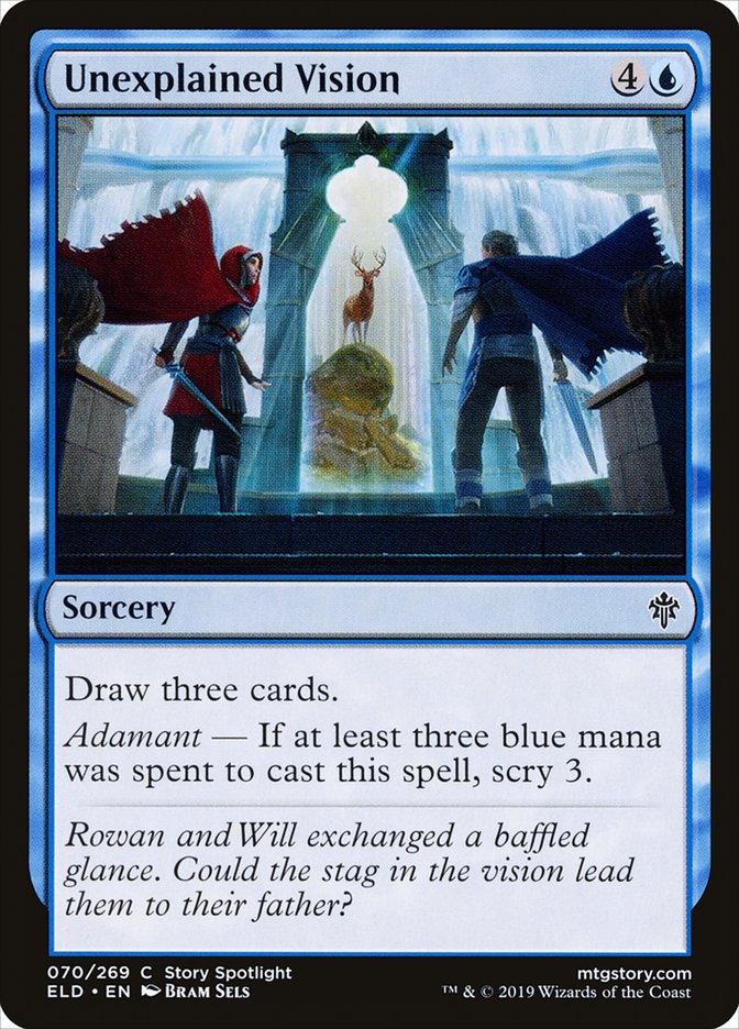 Unexplained Vision [Throne of Eldraine] Foil
