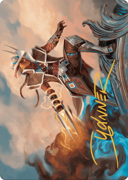 Annie Flash, the Veteran // Annie Flash, the Veteran  [Outlaws of Thunder Junction Art Series] (Borderless) Foil