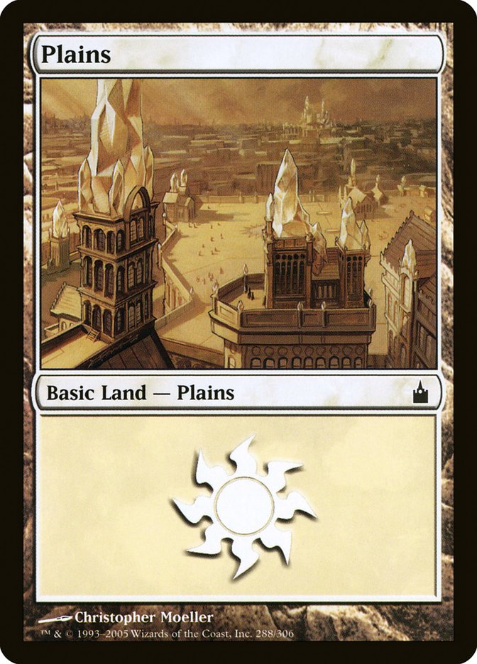 Plains (288) [Ravnica: City of Guilds] Foil