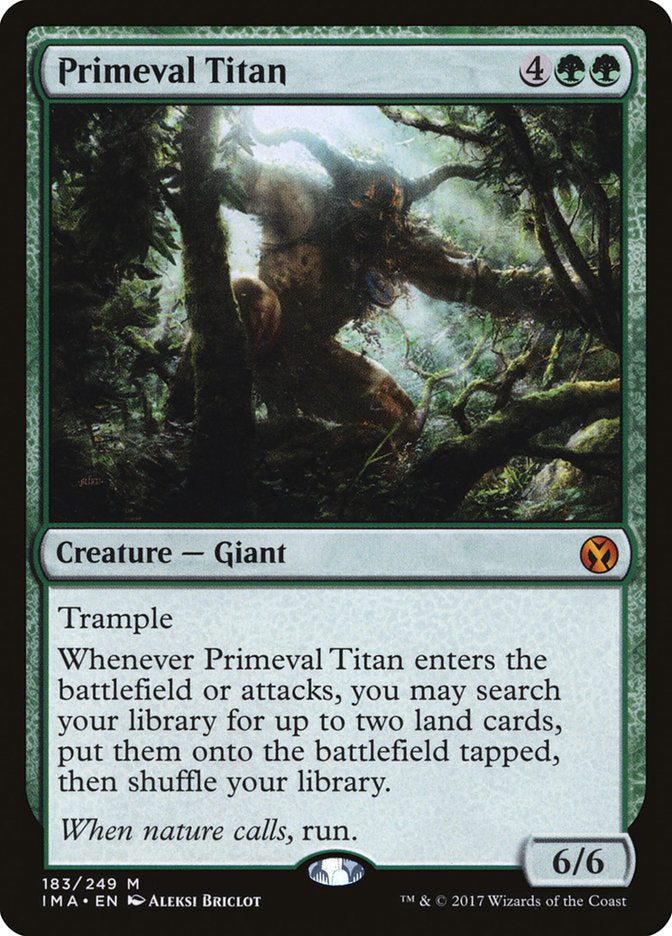 Primeval Titan [Iconic Masters] Foil