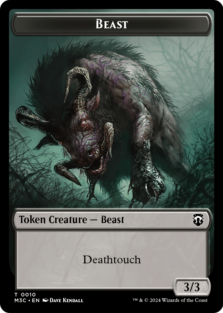Beast  [Modern Horizons 3 Commander Tokens]
