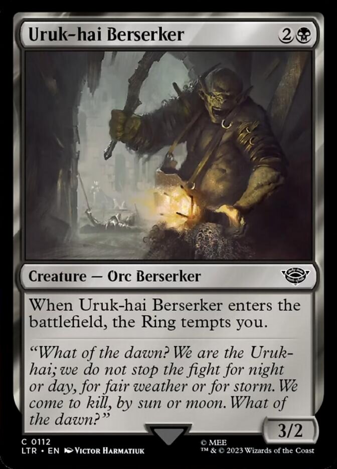 Uruk-hai Berserker [The Lord of the Rings: Tales of Middle-Earth] Foil