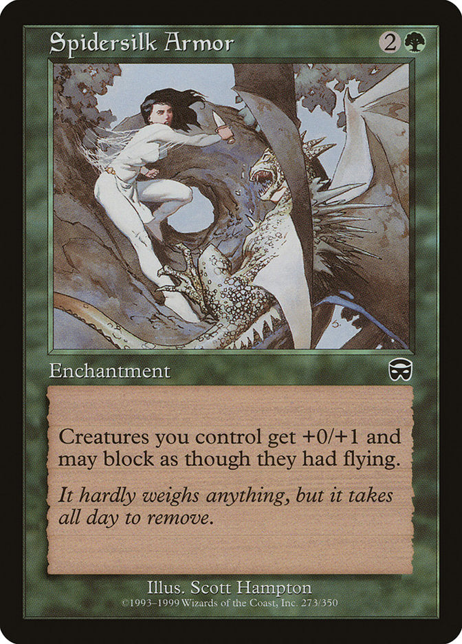 Spidersilk Armor [Mercadian Masques] Foil