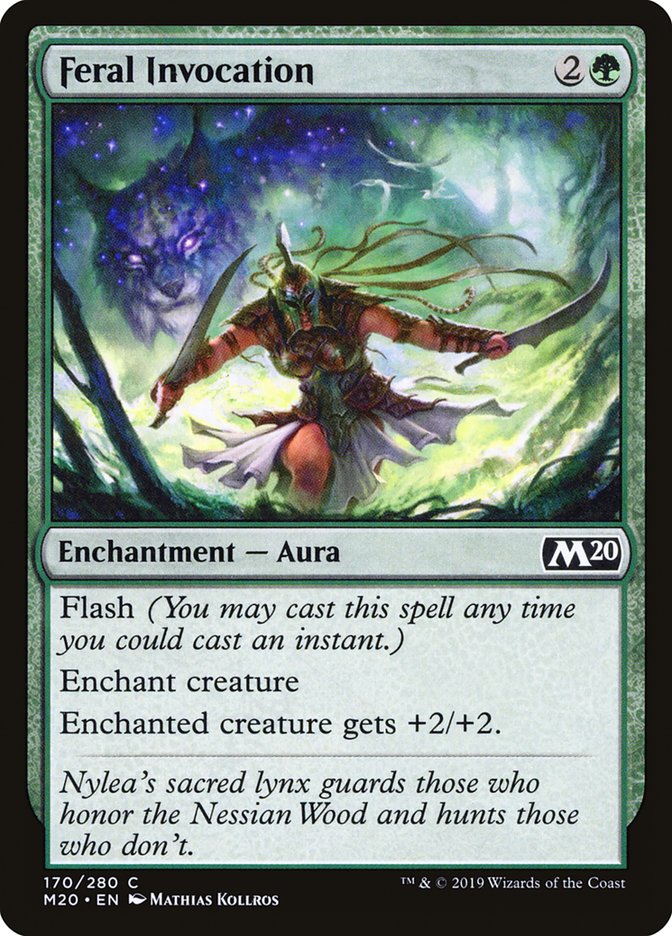 Feral Invocation [Core Set 2020] Foil