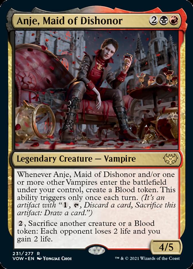 Anje, Maid of Dishonor [Innistrad: Crimson Vow] Foil