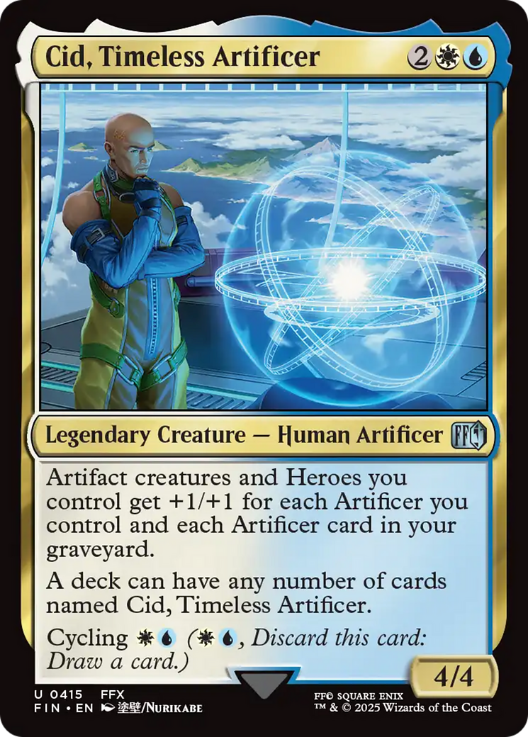 Cid, Timeless Artificer (0415) [FINAL FANTASY] Foil