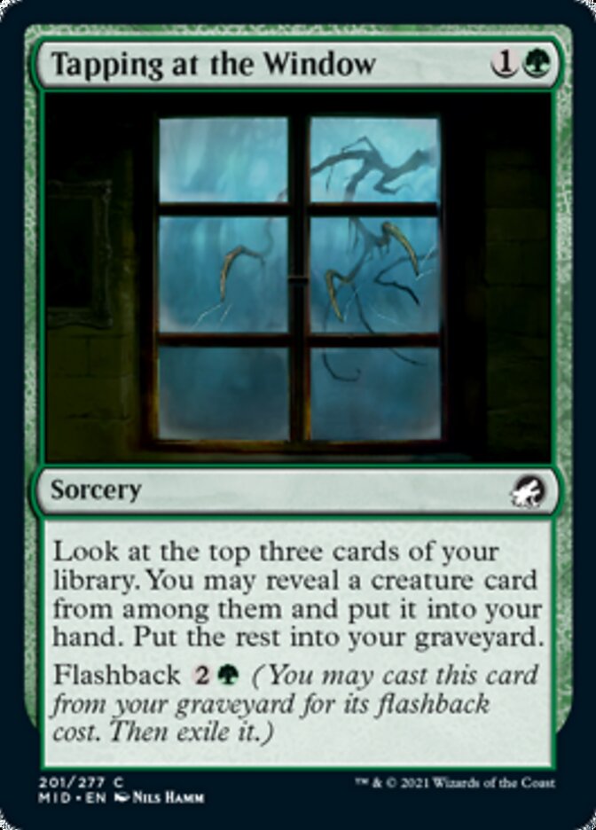 Tapping at the Window [Innistrad: Midnight Hunt] Foil