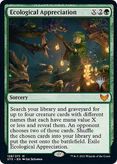 Ecological Appreciation (Promo Pack) [Strixhaven: School of Mages Promos] Foil