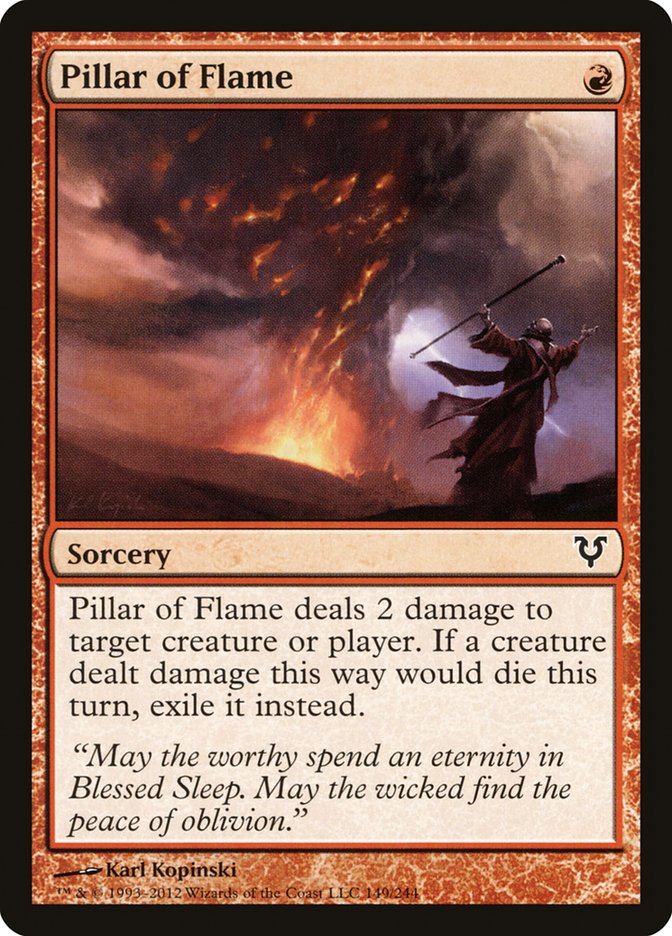 Pillar of Flame [Avacyn Restored] Foil