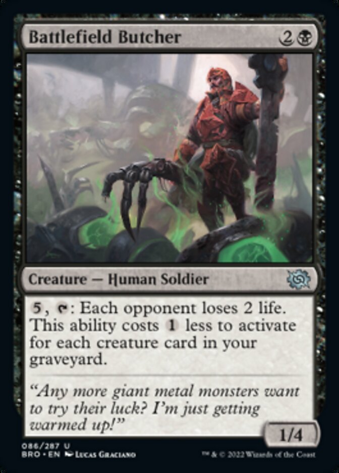 Battlefield Butcher [The Brothers' War] Foil