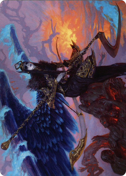 Eradicator Valkyrie // Eradicator Valkyrie  [Art Series: Kaldheim] (Borderless) Foil