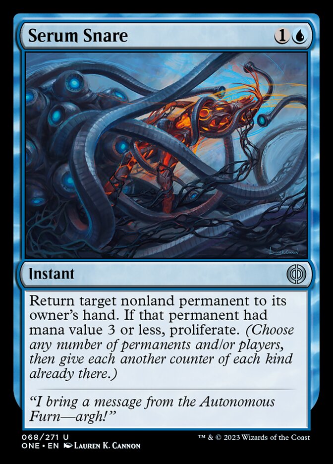 Serum Snare [Phyrexia: All Will Be One] Foil