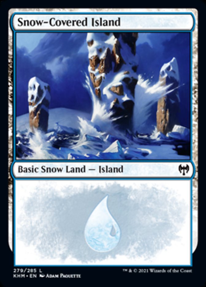 Snow-Covered Island (279) [Kaldheim] Foil