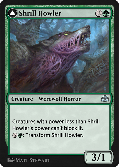 Shrill Howler // Howling Chorus  [Shadows over Innistrad Remastered]