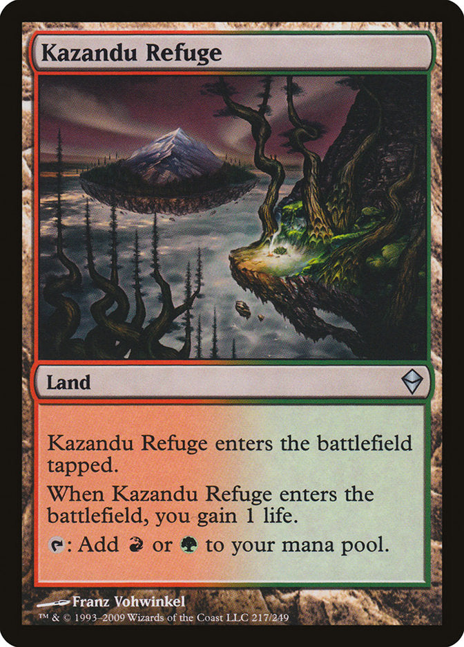 Kazandu Refuge [Zendikar] Foil