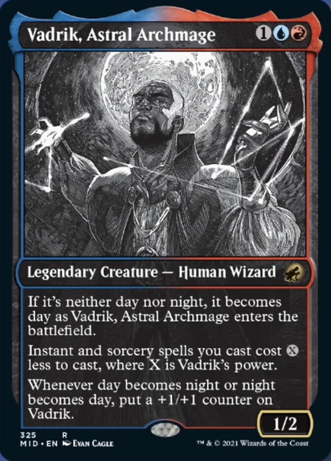 Vadrik, Astral Archmage (Showcase Eternal Night) [Innistrad: Midnight Hunt] Foil