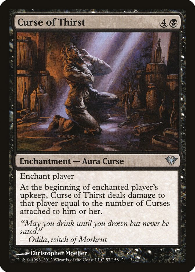 Curse of Thirst [Dark Ascension] Foil
