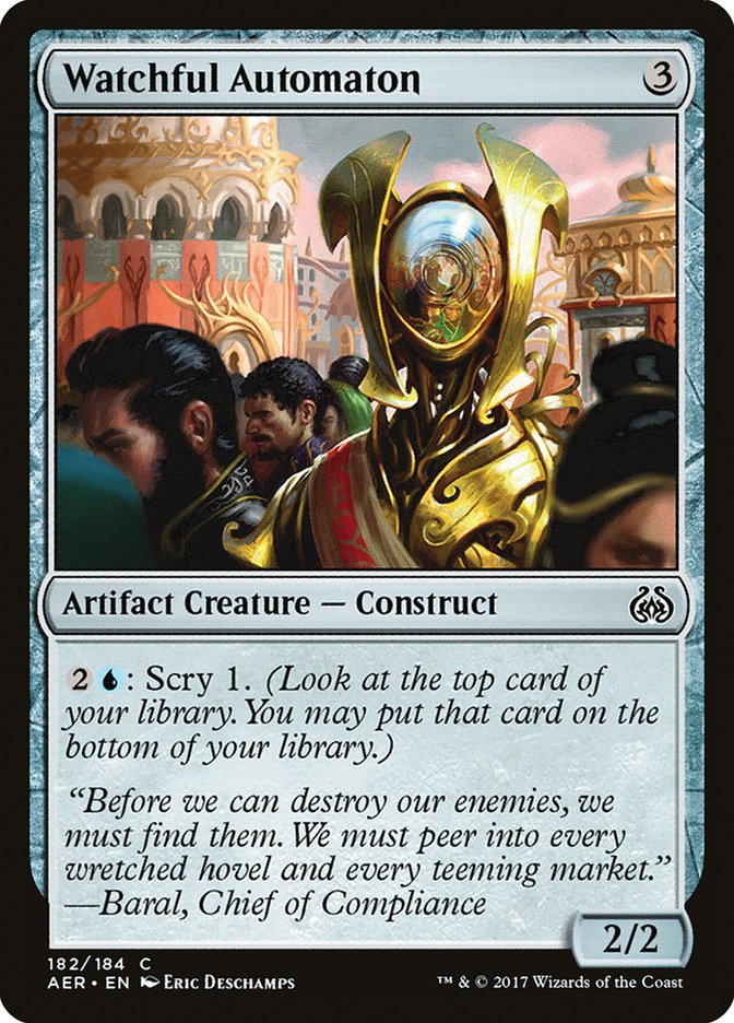 Watchful Automaton [Aether Revolt] Foil