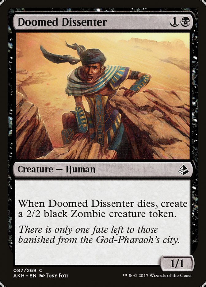 Doomed Dissenter [Amonkhet] Foil