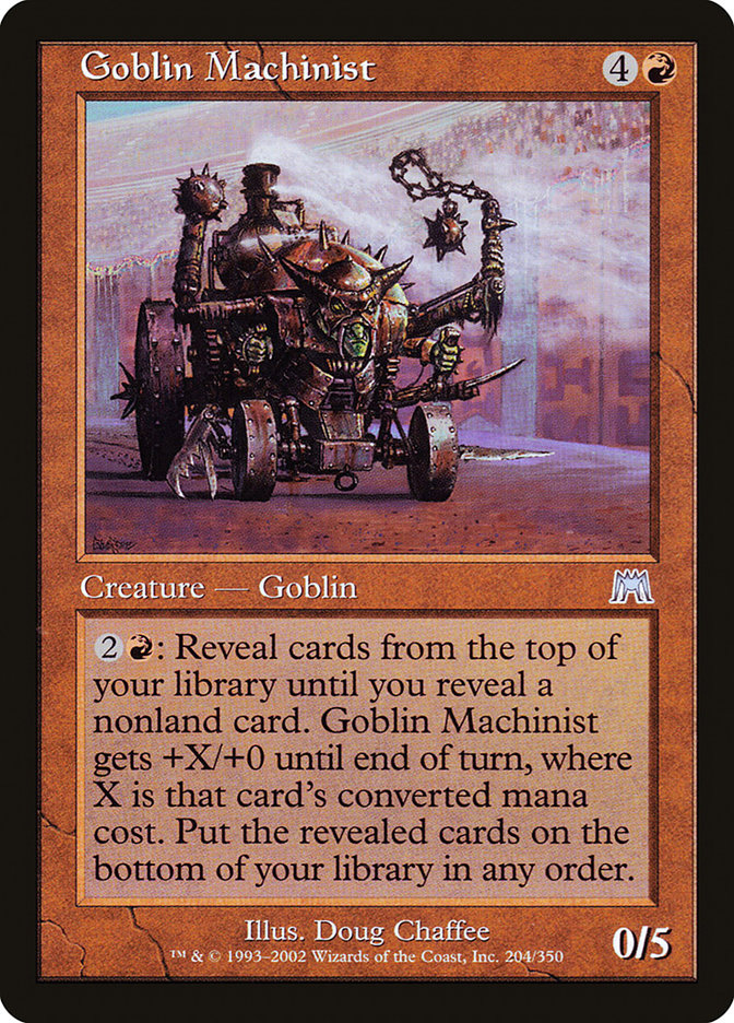 Goblin Machinist [Onslaught] Foil