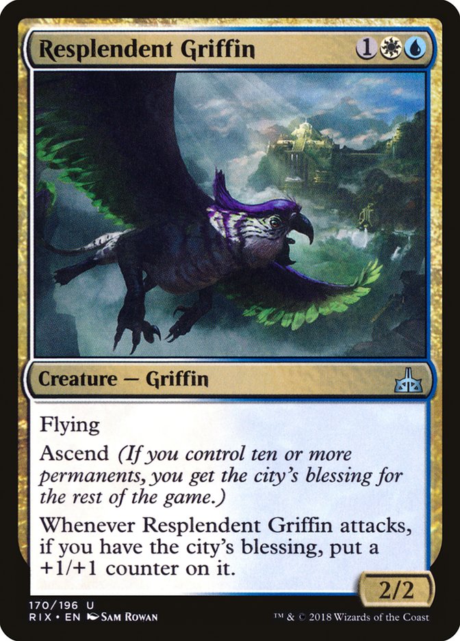Resplendent Griffin [Rivals of Ixalan] Foil