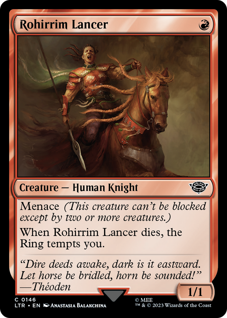 Rohirrim Lancer [The Lord of the Rings: Tales of Middle-Earth] Foil