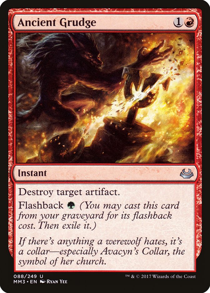 Ancient Grudge [Modern Masters 2017] Foil