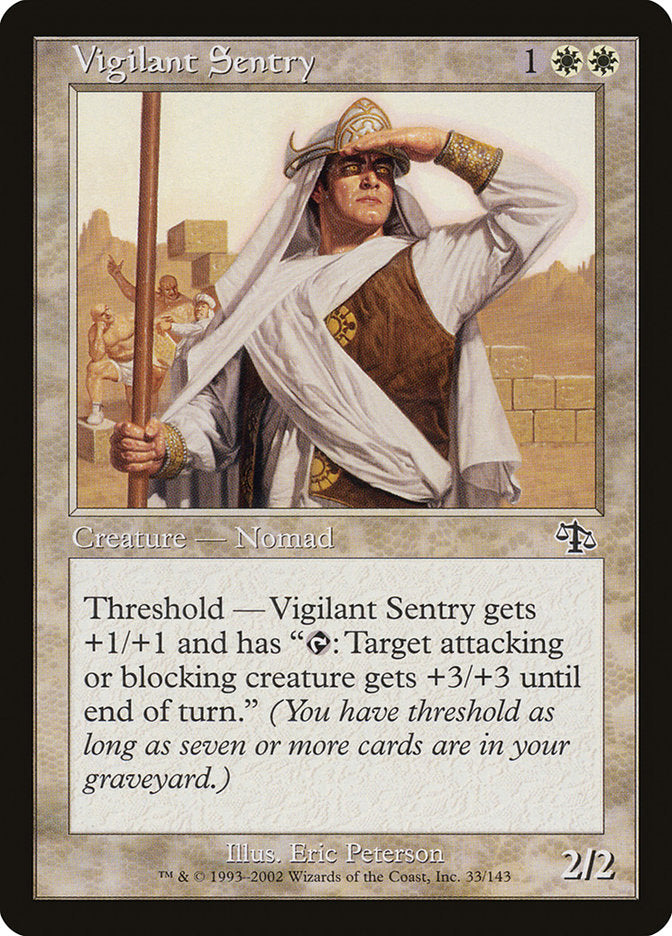 Vigilant Sentry [Judgment] Foil