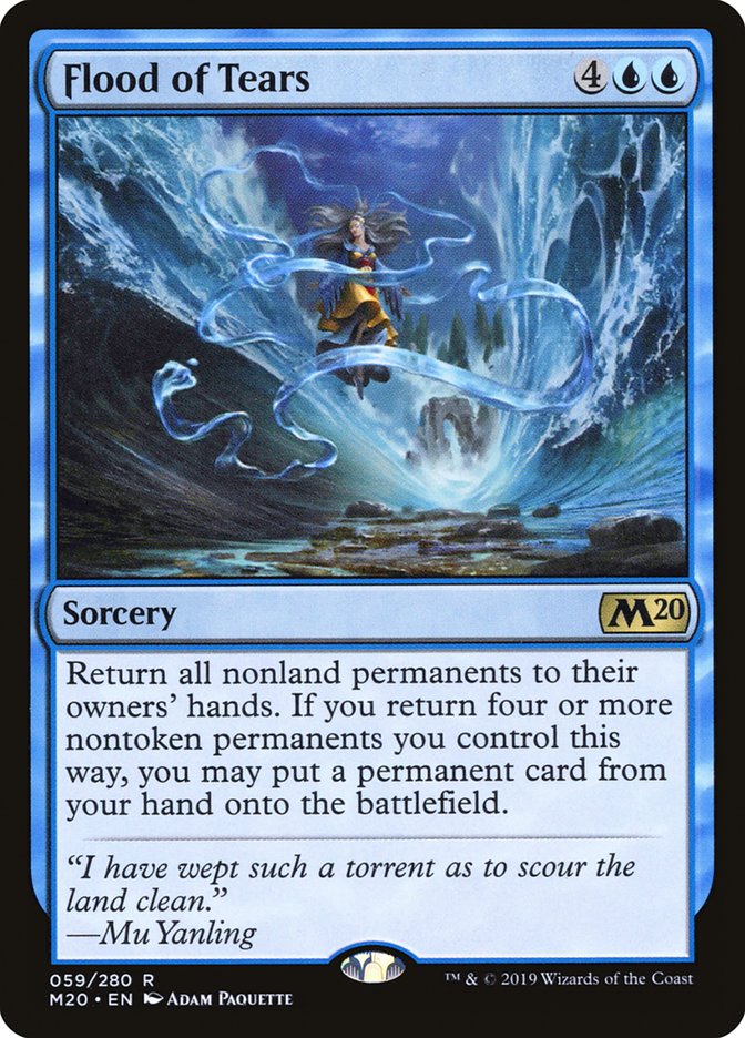 Flood of Tears [Core Set 2020] Foil