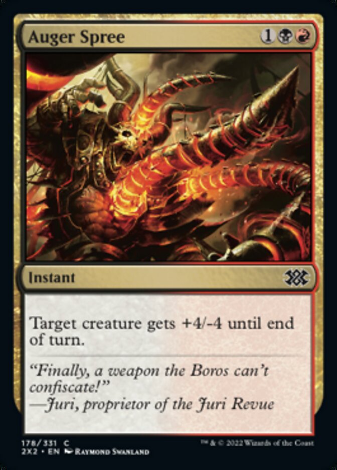 Auger Spree [Double Masters 2022] Foil
