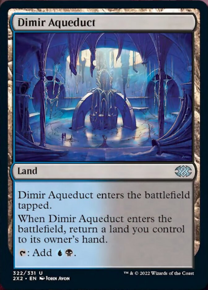 Dimir Aqueduct [Double Masters 2022] Foil