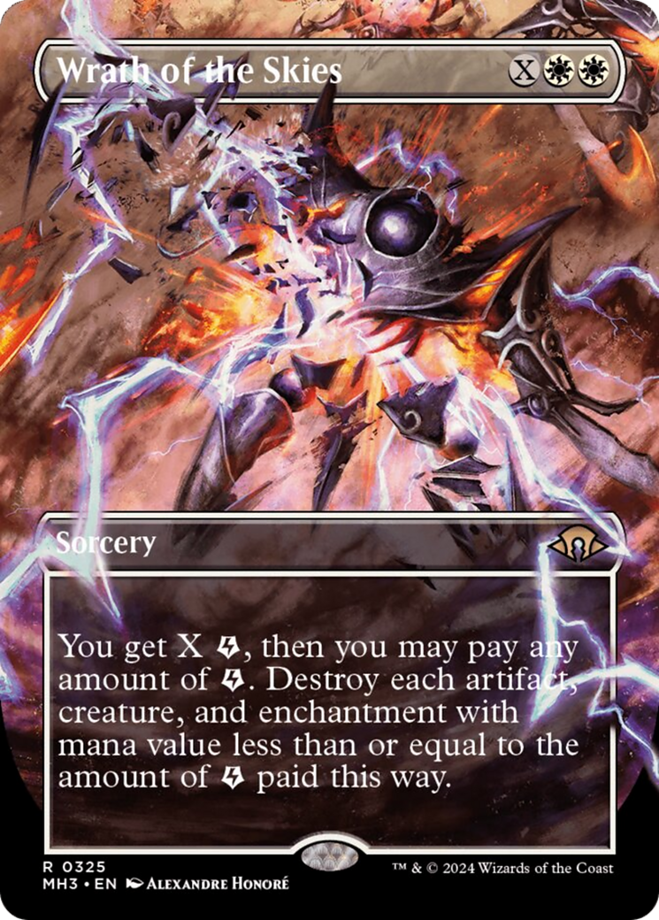 Wrath of the Skies (Borderless) [Modern Horizons 3] Foil