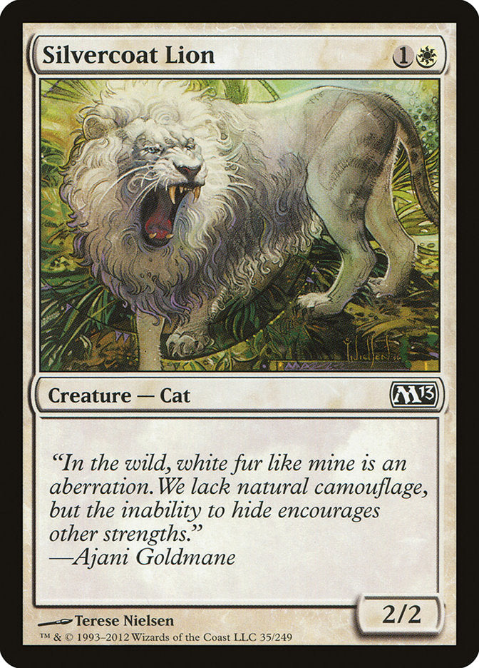 Silvercoat Lion [Magic 2013] Foil