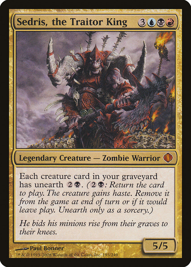 Sedris, the Traitor King [Shards of Alara] Foil