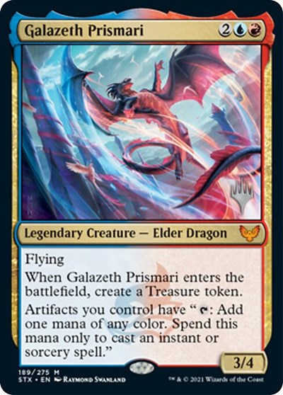 Galazeth Prismari (Promo Pack) [Strixhaven: School of Mages Promos] Foil