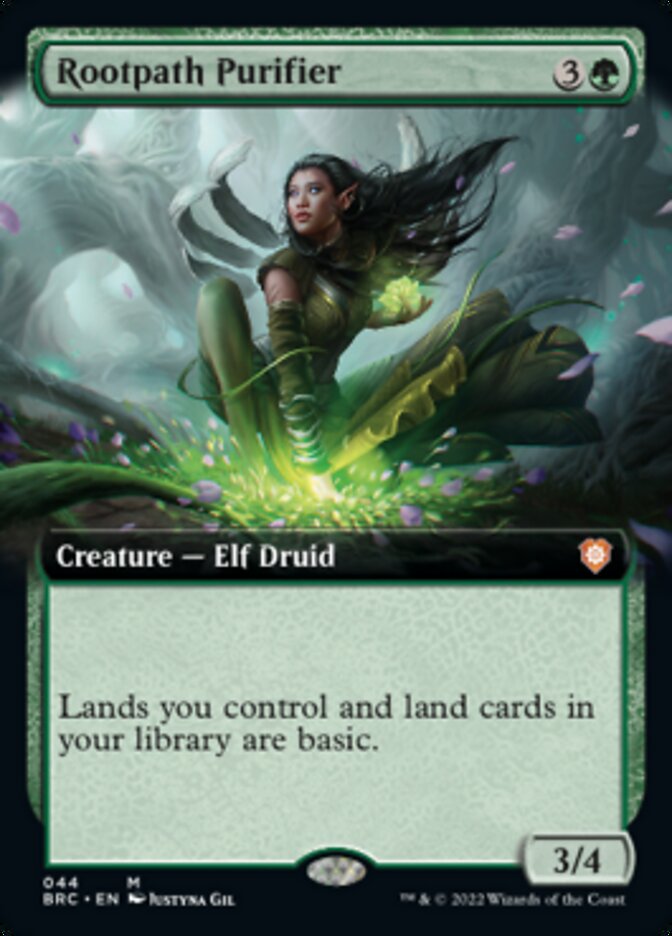 Rootpath Purifier (Extended Art) [The Brothers' War Commander] Foil
