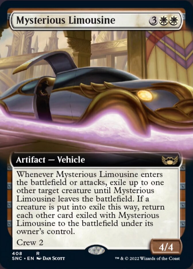 Mysterious Limousine (Extended Art) [Streets of New Capenna] Foil