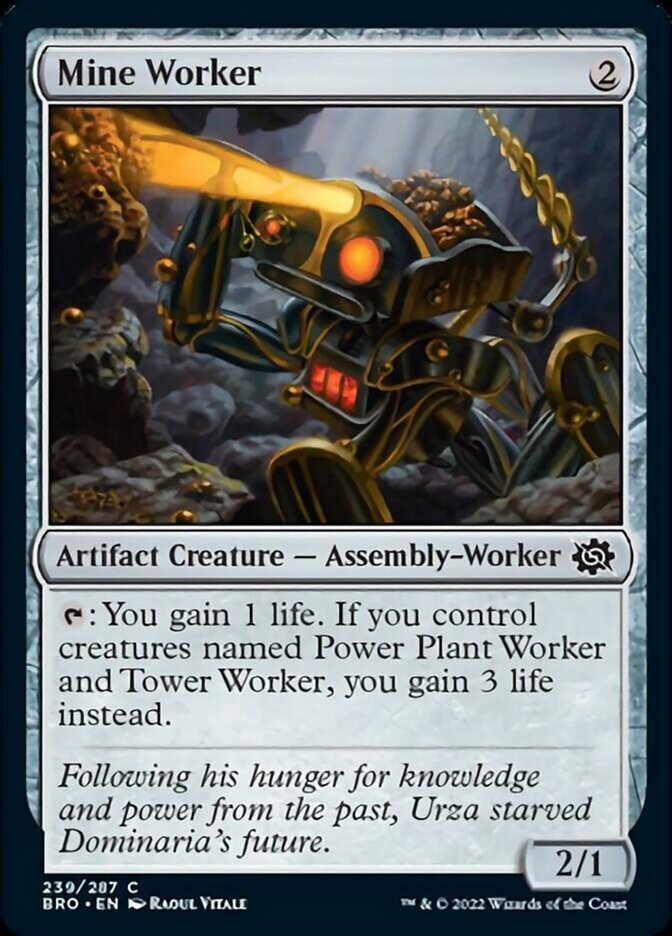 Mine Worker [The Brothers' War] Foil